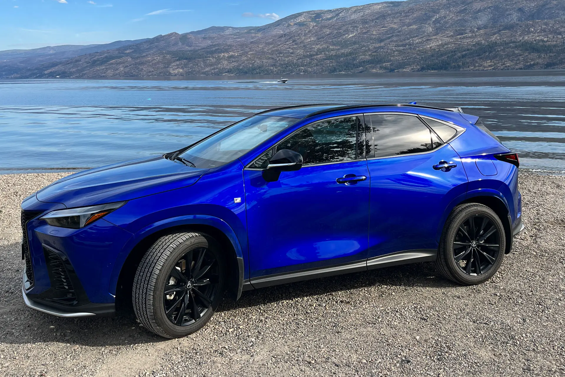Driver side of the 2024 Lexus 450h+ plug-in hybrid
